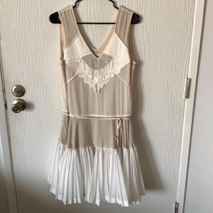 Coach Size M silk mini dress.